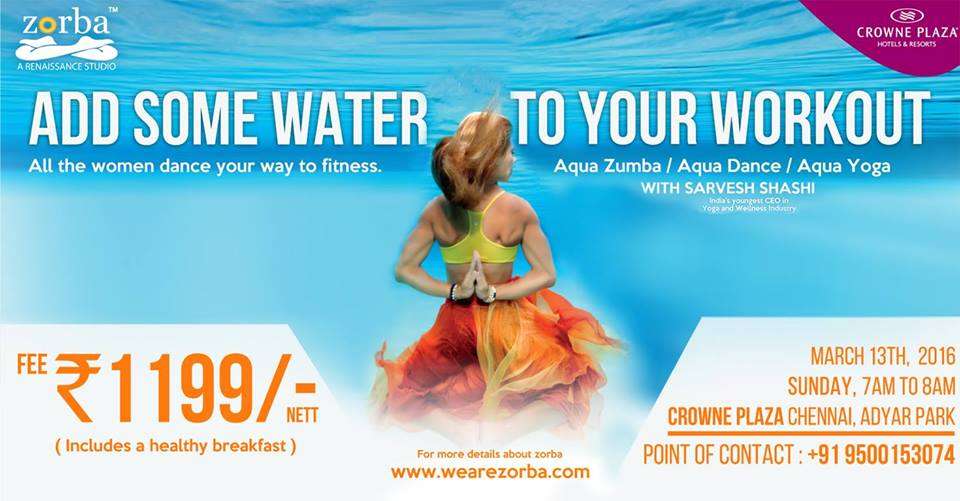 Dance your way to fitness with Aqua Zumba RITZ