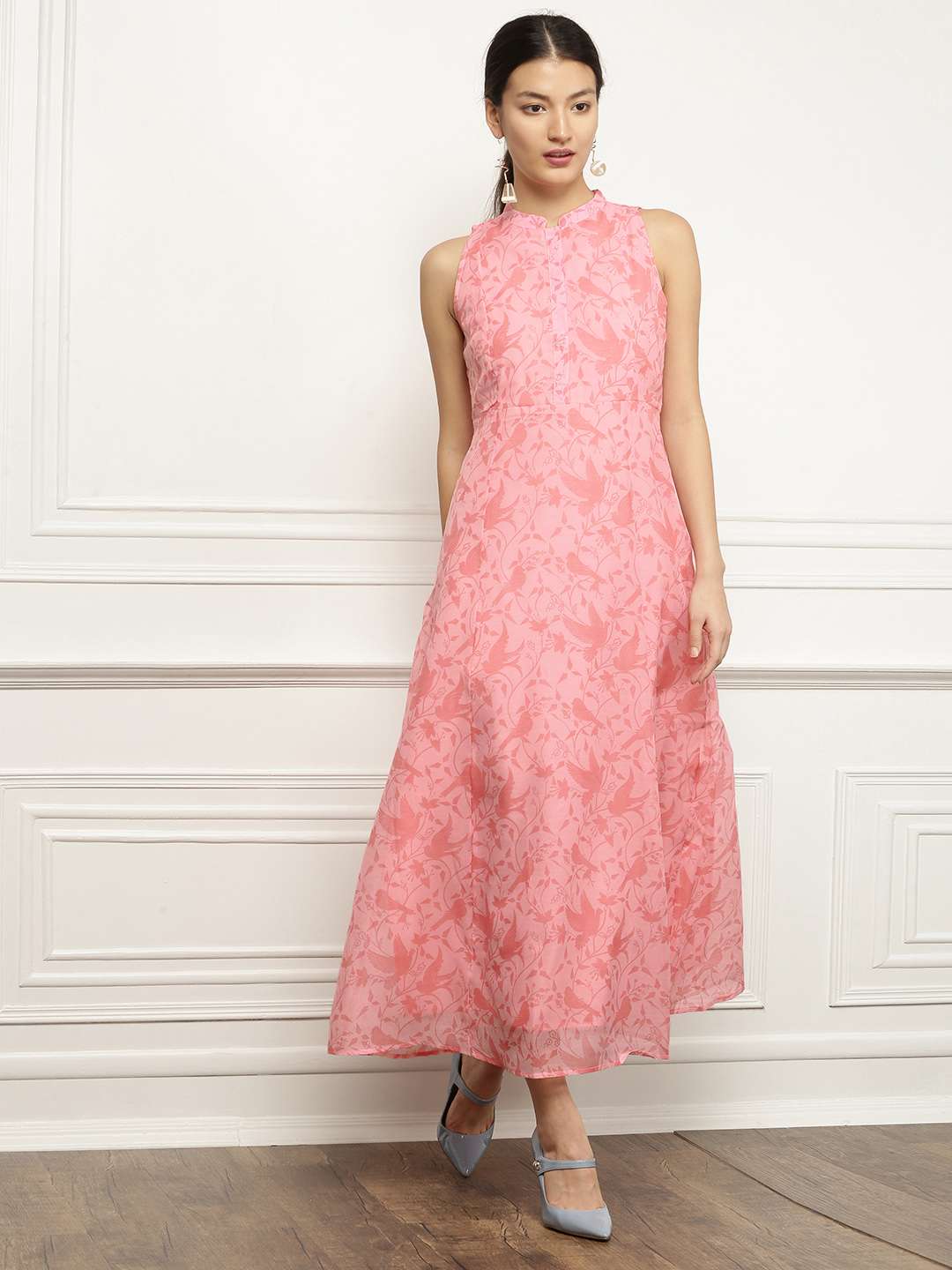 Buy Eavan Fuchsia Pink Maxi Dress - Dresses for Women 654208 | Myntra