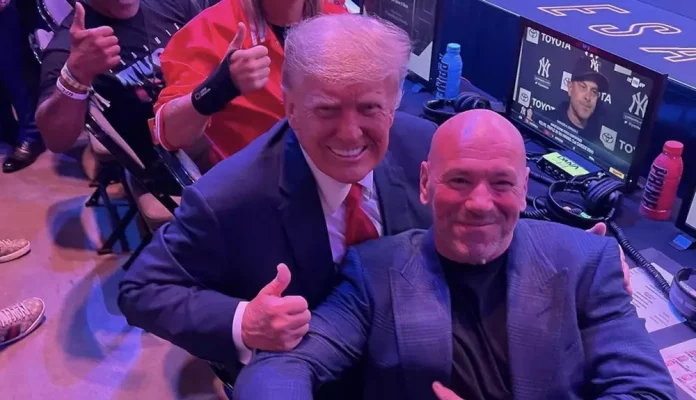 Donald Trump makes surprise appearance at UFC 287 in Miami | RITZ
