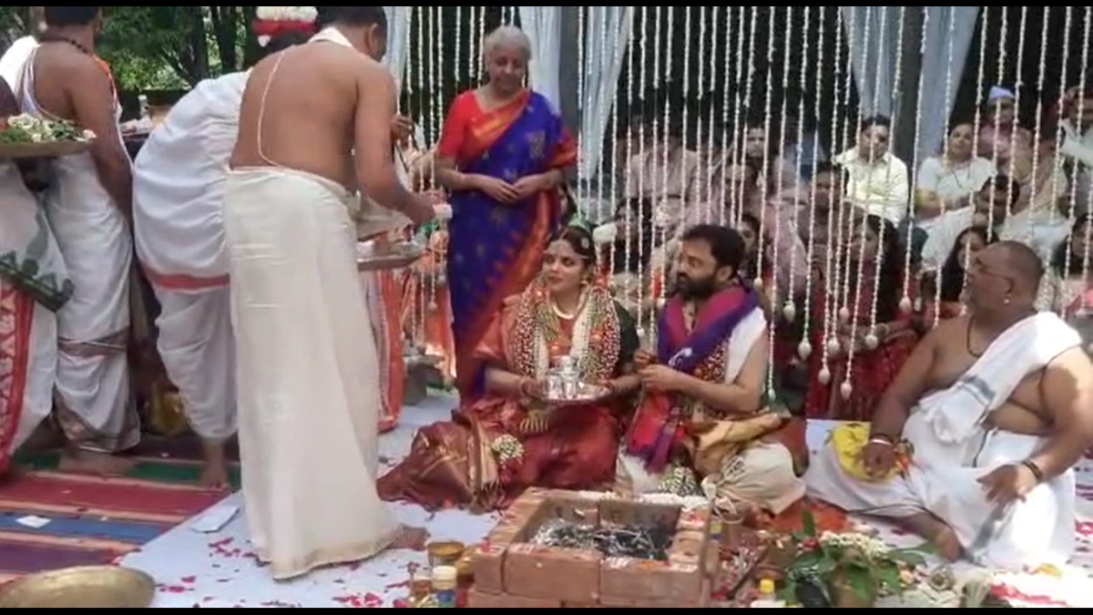 Nirmala Sitharaman s daughter gets married RITZ